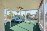 4 bedrooms home located on the deep water canal 13630 Garris Dr. Hudson Fl 34667