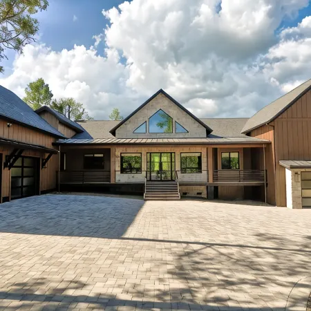 New Lux Cabin! 5500sf / GolfSim / MoviTheatr / HotTub / 4KingStes / Gym&Billiard