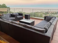 Property 480m2, sea view, heated swimming pool 6 bedrooms, 6 bathrooms, 3mn from the beach - Homestays