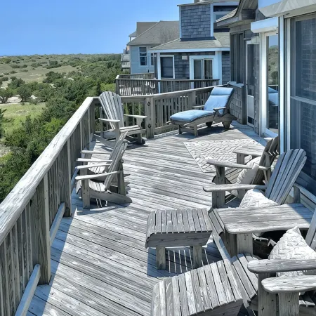 Oceanfront 4 bedroom Salvo Sandcastle * Hot Tub