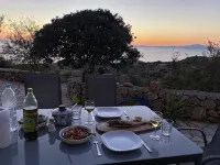 Rapunzel's tower stone house with incredible 180° sea view 5min drive to the beach - 3-Star