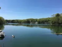 2 bedroom  1 bath, large deck and dock, on the water in peaceful cove,   Year