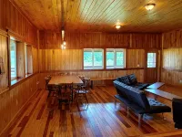 Woodys Retreat  this rental includes the barn outdoor covered fire pit - Chalets