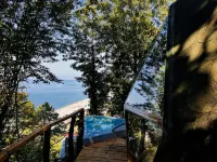 Luxury Glamping with Private Heated Pool - 자쿠지