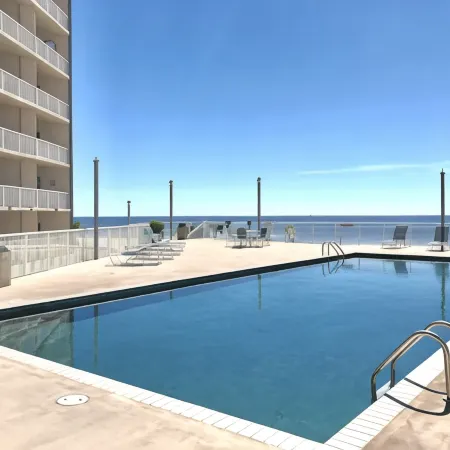 Direct Beachfront 5th. Floor center unit with Million Dollar Views. Seabreeze.