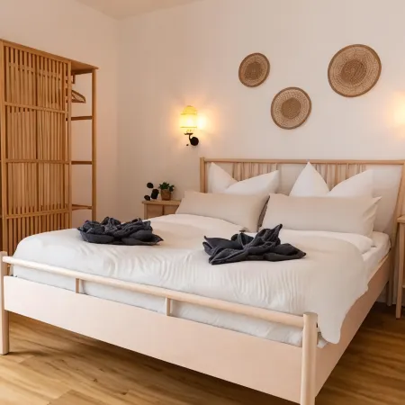 Moderne & Familienfreundliche Ferienwohnung am Goitzschesee Отели в г. Поух