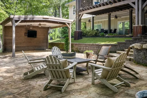 Lake Allatoona house with private dock, hot tub & fire pit. Family and groups! - con encanto