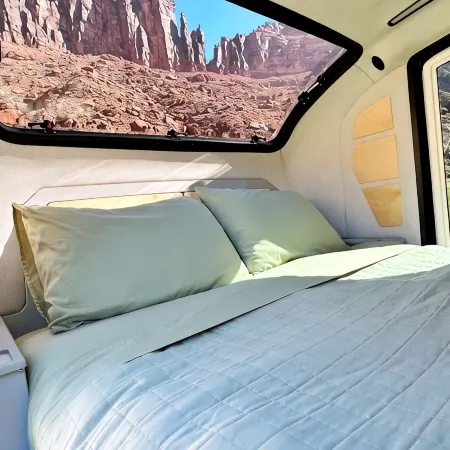 Red Rock Base Camps Teardrop Trailer #3. Take your hotel room outside!