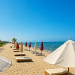 "Elegant Beachfront Chalets at Porto Said Resort – Your Perfect Escape" - شاليه