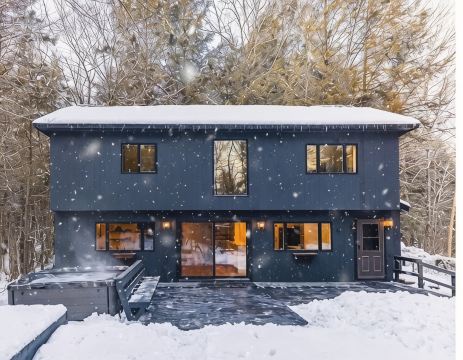 The Quechee Haus: VT Retreat with Outdoor Hot Tub