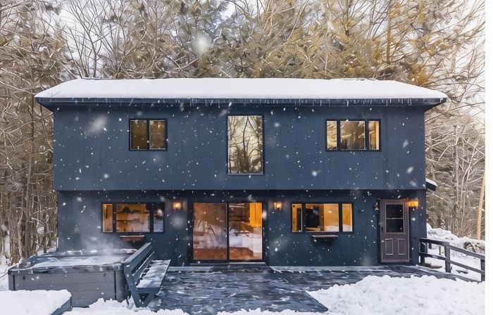 The Quechee Haus: VT Retreat with Outdoor Hot Tub