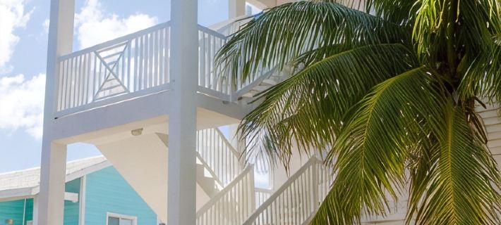 Newly Remodeled Panoramic Ocean View 2 Bedroom Condo Hotels in Bailey Town