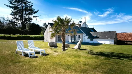 Charming Breton farmhouse - sea view - Homestays