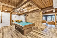 Spacious A-Frame sleeps 25 on 5 wooded acres with a private fishing pond - 4-Star