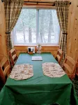 White Mountain Scenic River Camp with Cozy Cabin & Comfy RV