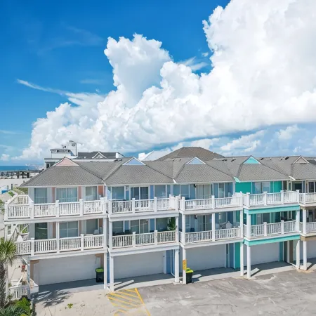 Beachfront townhome with breathtaking views and just steps from the beach!