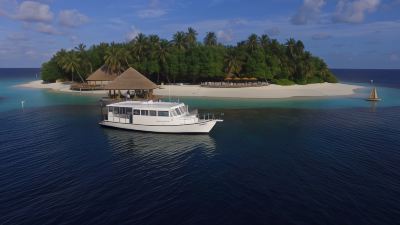 プライベートビーチ アンサナ イフル モルディブの写真