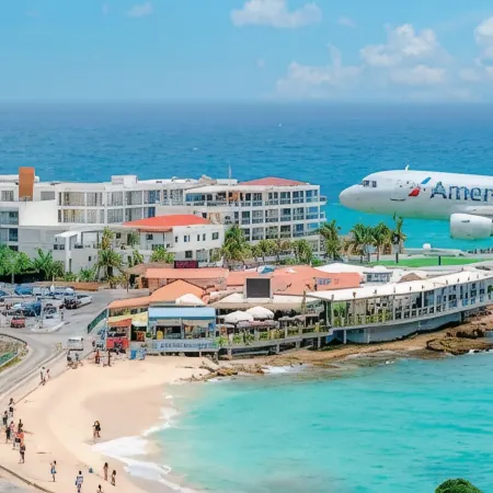 Maho Beach House - Petit Studio Océanique - Charmante Vue
