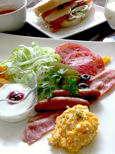 料理 高原の宿山の額の写真