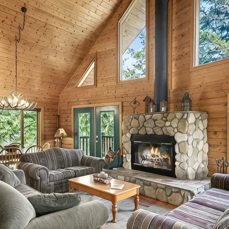 Summit Log Cabin With Hot Tub & Sauna
