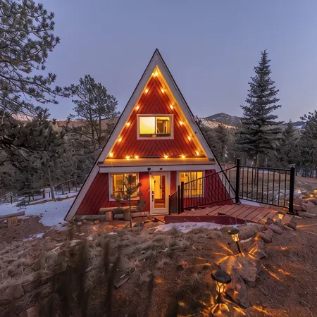 Brand New! A-Frame, Hot Tub, Game Room, Cozy Cabin