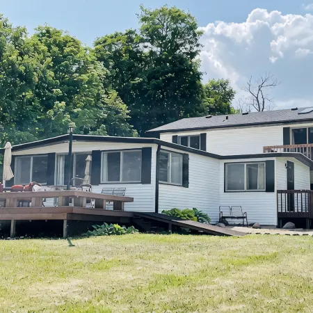 Lake Escape with Paddle Boards, Fire Pit & Game Room