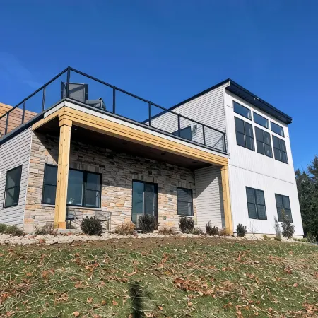 BRAND NEW 4 bedroom 3.5 bath retreat in Williamstown, KY with large rooftop deck