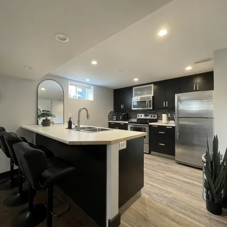 The Lux Den Speaks for itself. Cozy, bright self-contained basement suite
