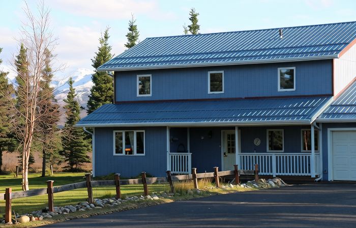 Great views from A Second Home in Denali, vacation rental, close to the Park!