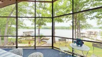 Lake Front house on Watts Bar Lake with large private dock, 2 screen porches