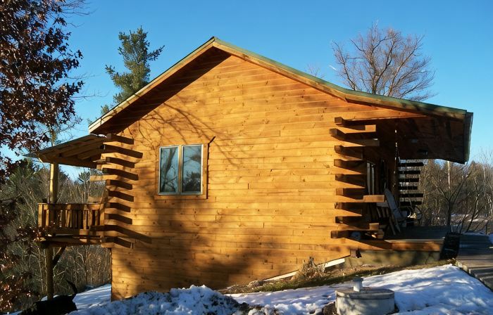 Creekside Amish Log Cabin