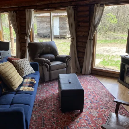 Newly remodeled log cabin next to beautiful Wisconsin River- Rivers Edge Cabin