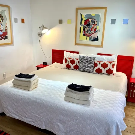 Central Location, Balcony Access at Marfa House Rio Concho