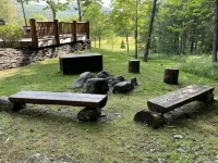 Luxury Log Cabin-Windham Mountain.  Amazing sunsets, large lawn, deck, fireplace - 3-Star