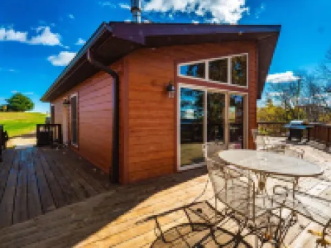 Sunset Riverview Cabin Hot Tub Fireplace, Luxury Cabin with Stunning River Views