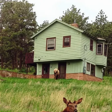 Stay in this charming vintage cabin with a wood burning fireplace,