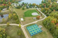 Blue Bungalow - Charming Lakefront Cottage in Canadian Lakes - Sleeps 8