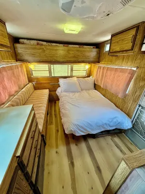 Vintage Camping at Keystone Lake: Boat Rental, Hiking, Campfire, Serene Outdoors