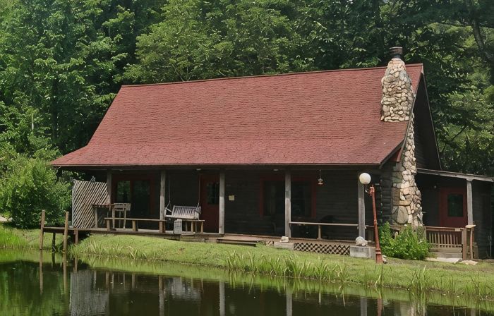 Cozy Mountain Cabin with pond one mile from the Blue Ridge Parkway