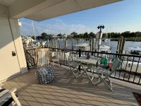 Lewes Canalfront Condo! Amazing Views!  Walk to Beach or Town! Hotels in Lewes