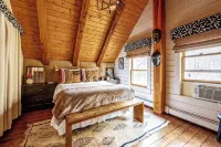 Private, Modern, Pet-Friendly Log Cabin Getaway on 6 Acres,
