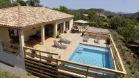 Beautiful!!! Villa Cerise south Ardèche Les Vans, private pool, superb view -  Ferienhäuser