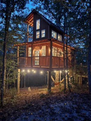 Branches Up Tree House Mountain Getaway