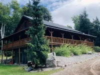 Log Home Located on Lake Muskallonge - 3-Star