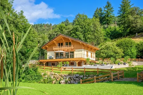 Chalet New 10 People With spa and heated swimming pool in the quiet and natural - สระว่ายน้ำส่วนตัว