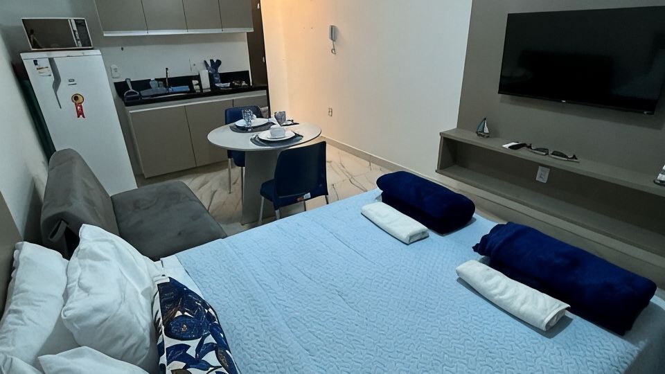Charming 1-bedroom apartment in Intermares Cabedelo with AC, WiFi