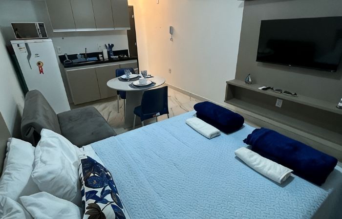 Charming 1-bedroom apartment in Intermares Cabedelo with AC, WiFi
