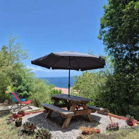 F2 Sea View with Jacuzzi in Petite-Anse.