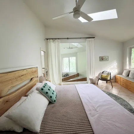 Osseo Lake Lodge Unique Octagon Home with Sunset Views & Private Waterfront