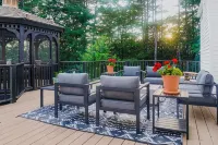 Spacious Lakes Region Retreat—Game Room & Gazebo